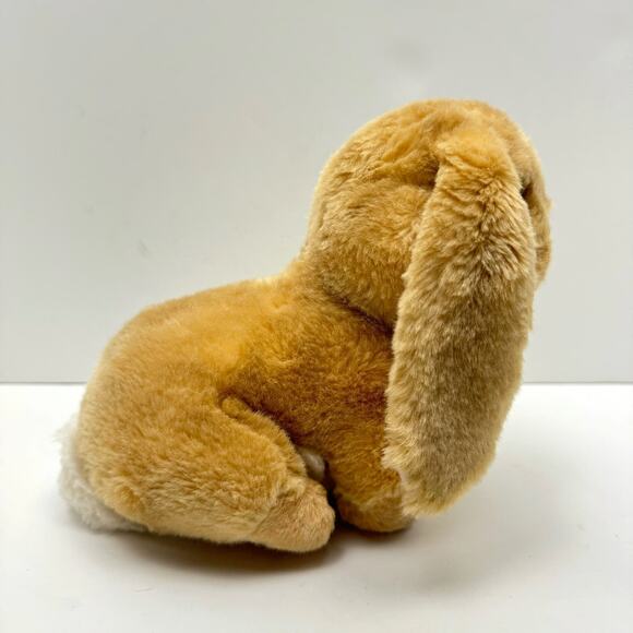 Miyoni by Aurora Tan White Lop Eared Rabbit Bunny 9" Plush Stuffy Stuffie - Picture 3 of 9